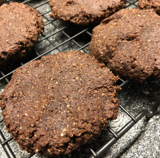 Dark Chocolate Ganache Cookies