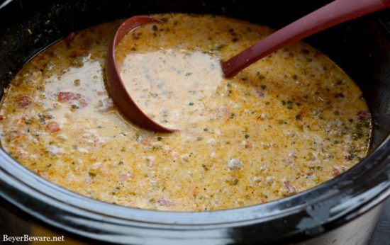 Lo carb taco soup 