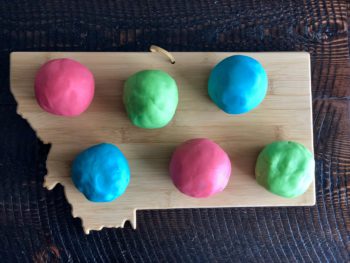 Soft and Easy Homemade Play-dough with Essential Oils